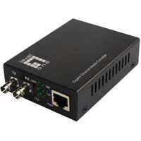 LevelOne GVT-2003 netwerk media converter 1000 Mbit/s 1310 nm Single-mode Zwart - thumbnail