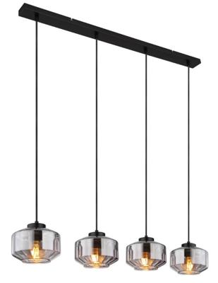 Globo HanglampChristiana 4-lichts zwart - 15547-4H