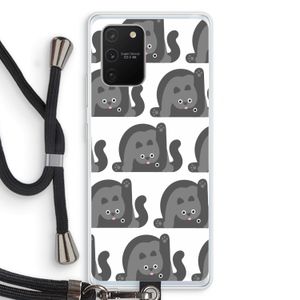 Cats: Samsung Galaxy S10 Lite Transparant Hoesje met koord