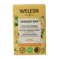 Weleda Shower bar ginger + petitgrain 75 Gram