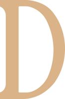 Vaessen Creative • mdf letter "d" 21,8cm