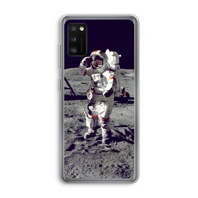Spaceman: Samsung Galaxy A41 Transparant Hoesje