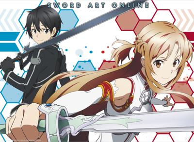 Poster Sword Art Online Asuna and Kirito 2 52x38cm