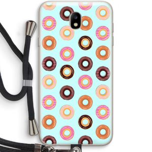Donuts: Samsung Galaxy J7 (2017) Transparant Hoesje met koord