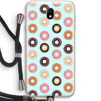 Donuts: Samsung Galaxy J7 (2017) Transparant Hoesje met koord