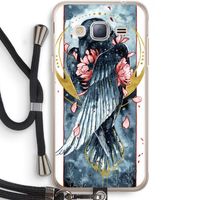 Golden Raven: Samsung Galaxy J3 (2016) Transparant Hoesje met koord
