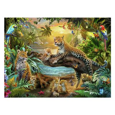 Ravensburger Legpuzzel luipaarden in de jungle, 1500st.