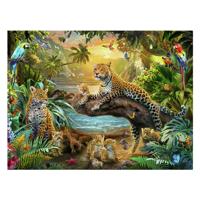 Ravensburger Legpuzzel luipaarden in de jungle, 1500st.