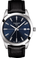 Horlogeband Tissot T1274101604101A / T610045398 Leder Zwart 21mm