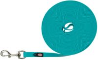 TRIXIE HONDENRIEM EASY LIFE SLEEPLIJN OCEAAN BLAUW / TURQUOISE 10 MTRX1,7 CM