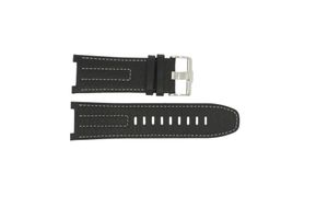 Horlogeband Jacques Lemans F5042 Leder Zwart 18mm