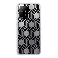 Geometrisch patroon: Oppo A95 5G Transparant Hoesje