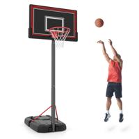 Buitenbasketbalring met Standaard & Wielen & Vulbare Basis Mobiele Basketbalstandaard