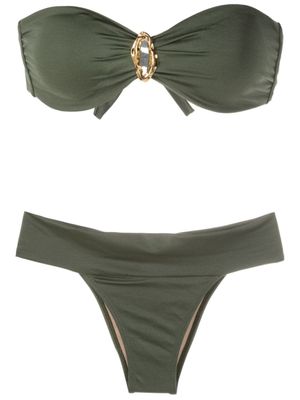 Brigitte bikini à haut bustier - Vert