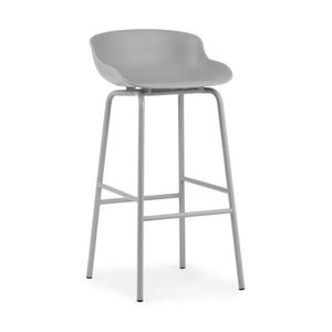 Normann Copenhagen Hyg barkruk H75 staal Grey