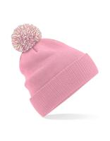 Beechfield CB450 Snowstar® Beanie - Dusky Pink/Off White - One Size