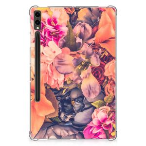 Samsung Galaxy Tab S9 Plus Siliconen Hoesje Bosje Bloemen