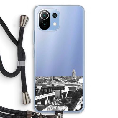 Marrakech Skyline : Xiaomi Mi 11 Lite Transparant Hoesje met koord
