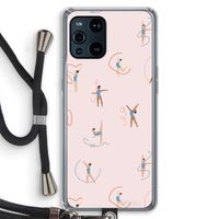 Dancing #3: Oppo Find X3 Pro Transparant Hoesje met koord