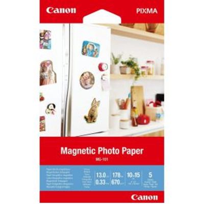 Canon MG-101 10x15 cm Magnetic Photo Paper 5 vel