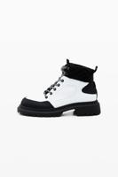 Trekkinglaars met veters - WHITE - 41