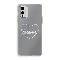 Forever heart pastel: OnePlus 9 Transparant Hoesje