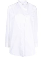 Jil Sander chemise à design cache-cœur - Blanc - thumbnail