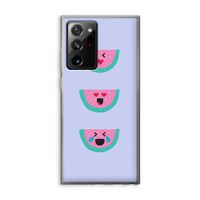 Smiley watermeloen: Samsung Galaxy Note 20 Ultra / Note 20 Ultra 5G Transparant Hoesje