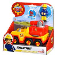 Simba Brandweerman sam venus brandweerauto met jenny figuur