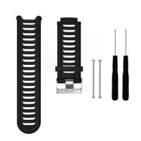 Effen kleur Silicone polsbandje voor Garmin Forerunner 910XT (zwart)