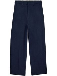 AMI Paris pantalon de costume à coupe droite - Bleu