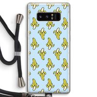 Bananas: Samsung Galaxy Note 8 Transparant Hoesje met koord