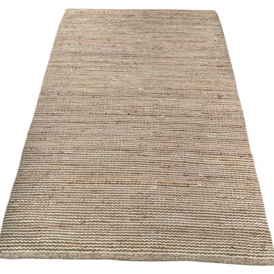 Vloerkleed jute ecru en naturel - in 2 maten