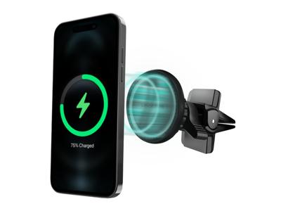 Mobilize Mobilize Wireless MagSafe Compatible Car Holder/Charger 5W/7.5W/10W/15W Black