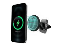 Mobilize Mobilize Wireless MagSafe Compatible Car Holder/Charger 5W/7.5W/10W/15W Black