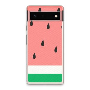 Watermeloen: Google Pixel 6 Transparant Hoesje