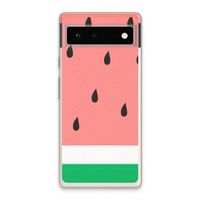Watermeloen: Google Pixel 6 Transparant Hoesje