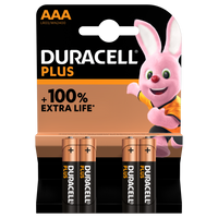 Duracell Plus 100 Wegwerpbatterij AAA Alkaline - thumbnail