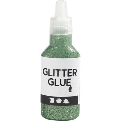 Creativ Company Glitterlijm, groen, 25 ml/ 1 fles