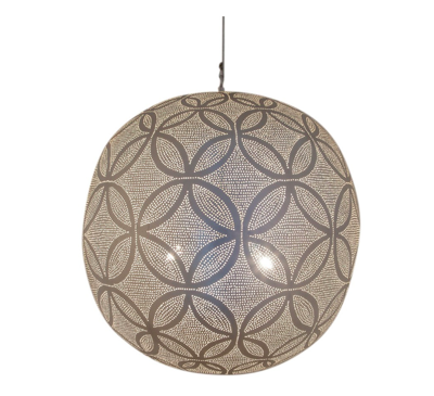 Hanglamp Filigrain Circles Zilver Ø 40cm