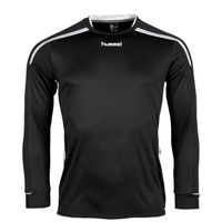 Hummel 111005 Preston Shirt l.m. - Black-White - L