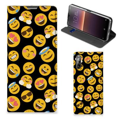 Sony Xperia L4 | Hoesje met Magneet | Emoji