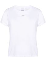 PINKO t-shirt en coton à logo imprimé - Blanc