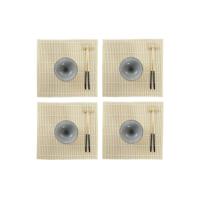 Sushi-set DKD Home Decor 14,5 x 14,5 x 31 cm Zwart Keramiek Orientaals (16 Onderdelen)