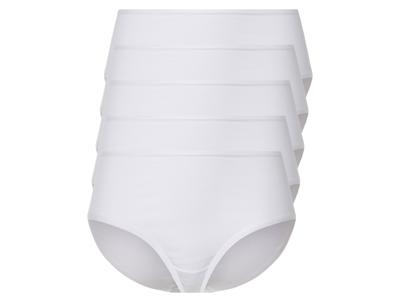 esmara 5 dames slips (M (40/42), Wit)