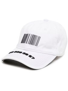 VTMNTS casquette à imprimé graphique - Blanc