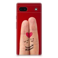 Google Pixel 6A | Sillicone Back Cover | Liefde - Origineel Romantisch Cadeau
