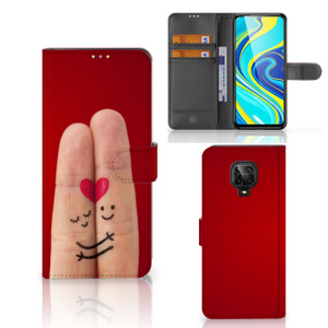 Xiaomi Redmi Note 9 Pro | Note 9S Wallet Case met Pasjes Liefde - Origineel Romantisch Cadeau