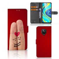 Xiaomi Redmi Note 9 Pro | Note 9S Wallet Case met Pasjes Liefde - Origineel Romantisch Cadeau