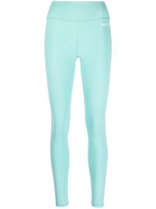 Sporty & Rich legging taille-haute à logo imprimé - Bleu